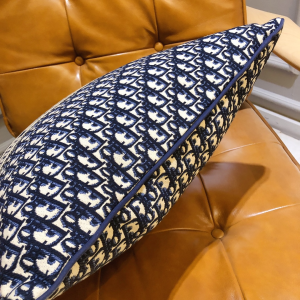 Luxury Home Cushions Dior Blue Dior Oblique Cushions A62PP280 AA151475