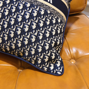 Luxury Home Cushions Dior Blue Dior Oblique Cushions A62PP280 AA151475