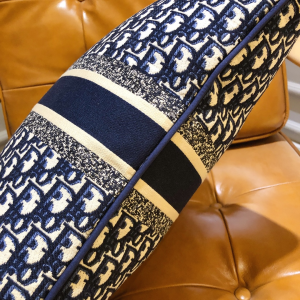 Luxury Home Cushions Dior Blue Dior Oblique Cushions A62PP280 AA151475