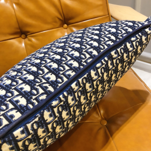 Luxury Home Cushions Dior Blue Dior Oblique Cushions A62PP280 AA151475