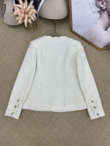 Luxury Womens Clothing Chanel 2021SS Jacket in White SML A29PP680 AA151400