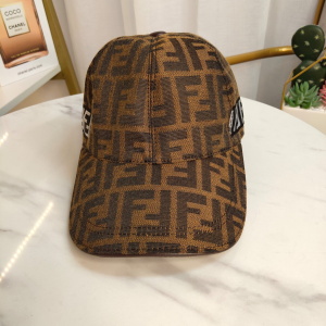 Luxury Womens Hats Fendi FF Logo Jacquard Baseball Hat A190PP95 AA151336
