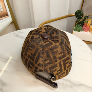 Luxury Womens Hats Fendi FF Logo Jacquard Baseball Hat A190PP95 AA151336