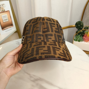 Luxury Womens Hats Fendi FF Logo Jacquard Baseball Hat A190PP95 AA151336