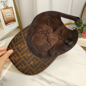 Luxury Womens Hats Fendi FF Logo Jacquard Baseball Hat A190PP95 AA151336