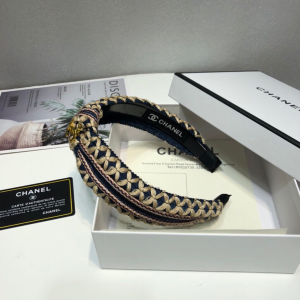 Luxury Womens Head Band Chanel Weave Twill Head Band A190PP100 AA151302