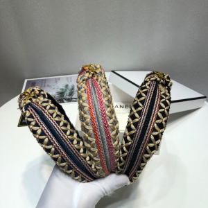 Luxury Womens Head Band Chanel Weave Twill Head Band A190PP100 AA151302