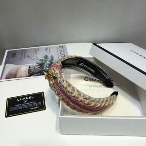 Luxury Womens Head Band Chanel Weave Twill Head Band A190PP100 AA151303