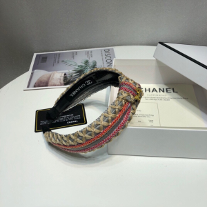 Luxury Womens Head Band Chanel Weave Twill Head Band A190PP100 AA151303