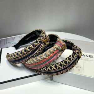 Luxury Womens Head Band Chanel Weave Twill Head Band A190PP100 AA151304