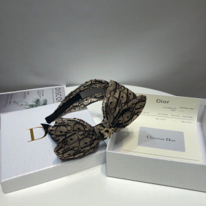 Luxury Womens Head Band Dior Oblique Bowknot Head Band A190PP95 AA151306