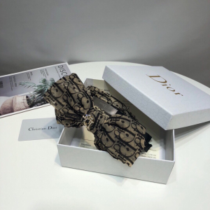 Luxury Womens Head Band Dior Oblique Bowknot Head Band A190PP95 AA151306