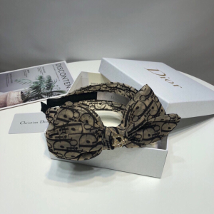 Luxury Womens Head Band Dior Oblique Bowknot Head Band A190PP95 AA151306