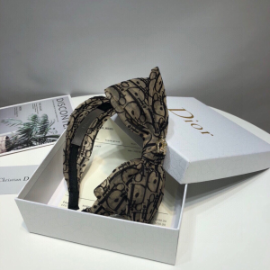 Luxury Womens Head Band Dior Oblique Bowknot Head Band A190PP95 AA151306