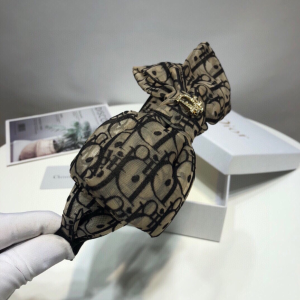 Luxury Womens Head Band Dior Oblique Bowknot Head Band A190PP95 AA151306