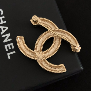Luxury Womens Jewelry Chanel Gold Multi CC Brooch A39PP145 AA151434