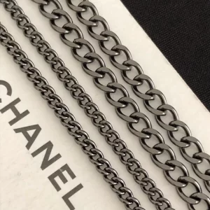 Luxury Womens Jewelry Chanel Vintage Tag CC Pendant Necklace A39PP135 AA151436