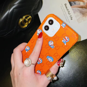 Luxury Womens Phone Case Gucci x Doraemon GG Supreme iPhone Case A62PP50 AA151472