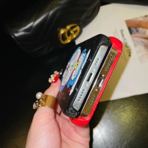 Luxury Womens Phone Case Gucci x Doraemon GG Supreme iPhone Case A62PP50 AA151472