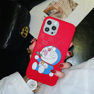Luxury Womens Phone Case Gucci x Doraemon GG Supreme iPhone Case A62PP50 AA151472