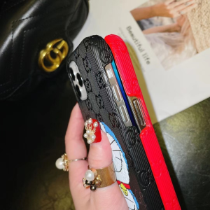 Luxury Womens Phone Case Gucci x Doraemon GG Supreme iPhone Case A62PP50 AA151472