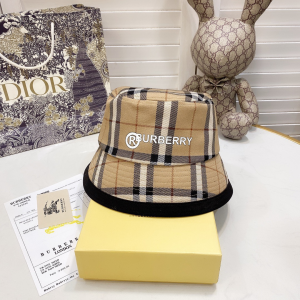 Luxury Womens Hats Burberry 2021 Vintage Check Bucket Hat A144PP90 AA151669