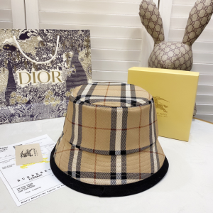 Luxury Womens Hats Burberry 2021 Vintage Check Bucket Hat A144PP90 AA151669