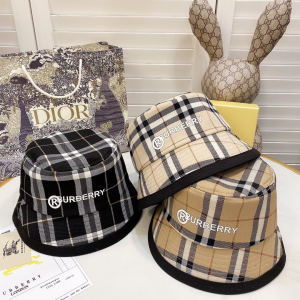 Luxury Womens Hats Burberry 2021 Vintage Check Bucket Hat A144PP90 AA151669