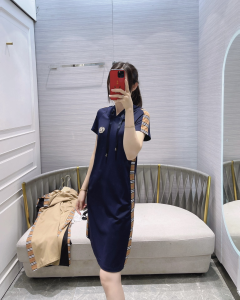 Luxury Womens Clothing Burberry Brit Polo Dress with Hooded A154PP480 AA151852