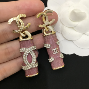 Chanel Gold CC Crystals Earrings 