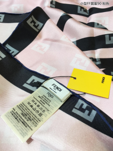 Luxury Womens Scarf Fendi Roma Square Silk Scarf Pink 90x90CM A151PP200 AA151682