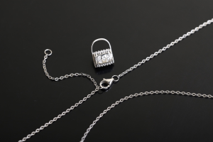 Luxury Womens Jewelry Chanel Bag Pendant Necklace A205PP100 AA151978