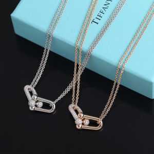 Tiffany HardWear Double Link Pendant Necklace 