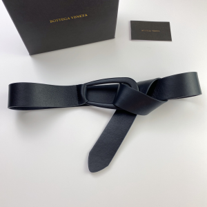 Bottega Veneta Blue Leather Belt 40MM 