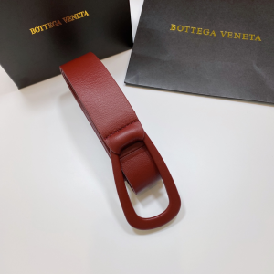 Luxury Womens Belts Bottega Veneta Burgundy Leather Belt 40MM A28PP240 AA152015