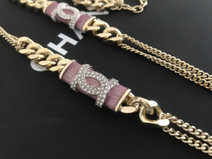 Luxury Womens Jewelry Chanel Diamantes Crystals Chain Necklace A39PP220 AA152034