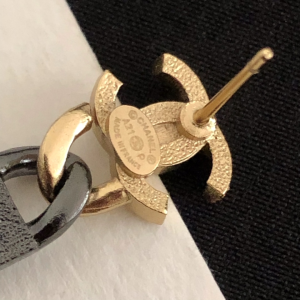 Luxury Womens Jewelry Chanel Monogram Tag Earrings A39PP120 AA152040