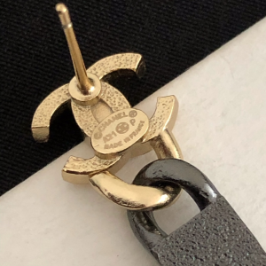 Luxury Womens Jewelry Chanel Monogram Tag Earrings A39PP120 AA152041