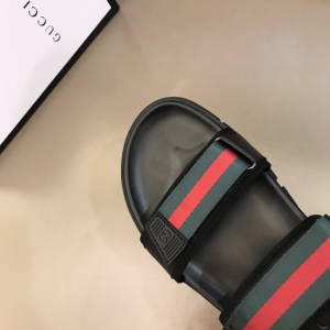 Luxury Mens Shoes Gucci Web Sandal in Red and Green 38 To 45 A151PP370 AA153181