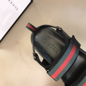 Luxury Mens Shoes Gucci Web Sandal in Red and Green 38 To 45 A151PP370 AA153181