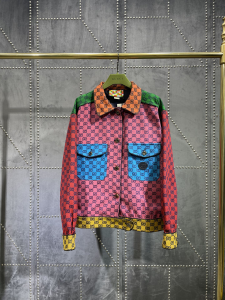 Gucci GG Multicolor Canvas Jacket Pink 