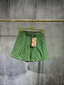 Gucci GG Multicolor Canvas Short Green 