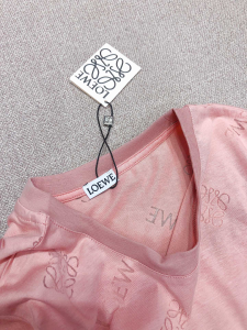 Luxury Womens Clothing Loewe Silk T Shirt SMLXL A154PP280 AA153370