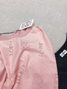 Luxury Womens Clothing Loewe Silk T Shirt SMLXL A154PP280 AA153370