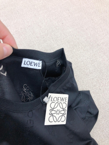 Luxury Womens Clothing Loewe Silk T Shirt SMLXL A154PP280 AA153370