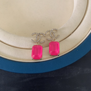 Luxury Womens Jewelry Chanel Crystals CC Logo Earrings A152PP120 AA153358