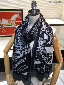 Luxury Womens Scarf Dior Graffiti Silk Scarf Black 110x200CM A151PP240 AA153044