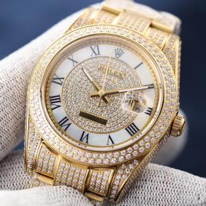 Rolex Mens Diamond Datejust Watch 