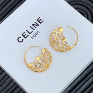 Luxury Womens Jewelry Celine Maillon Gold Earrings A205PP150 AA153588