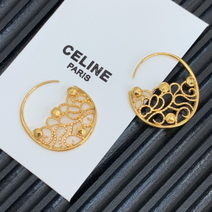 Luxury Womens Jewelry Celine Maillon Gold Earrings A205PP150 AA153588
